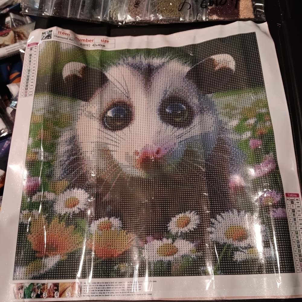 Cute Possum Diamond Painting Kit 40x40